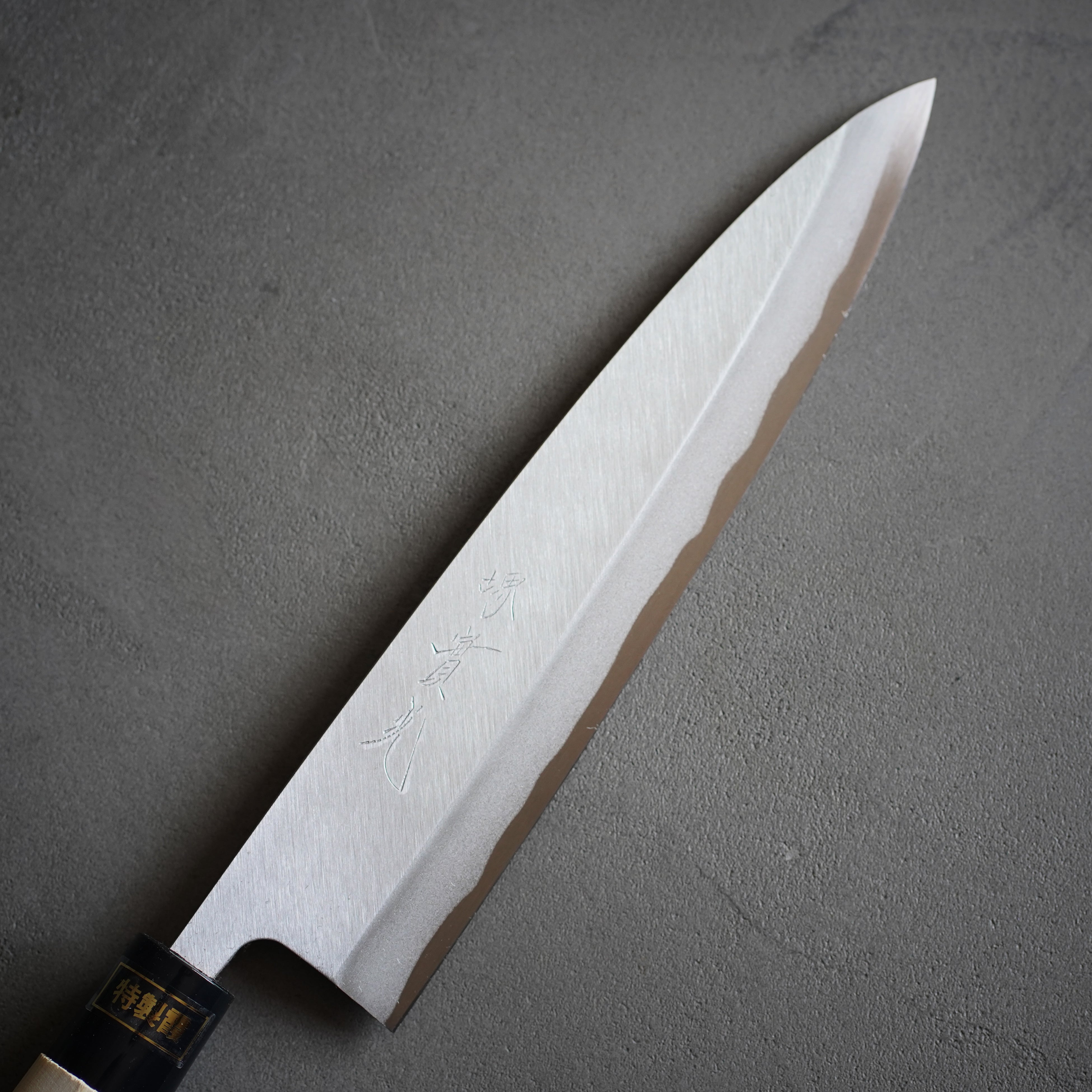 和泉守秀綱 身卸包丁 170mm 片刃右 日本鋼 身卸包丁 特製霞 – 堺の職人が仕上げる多用途和包丁 – Tomoe-Ya