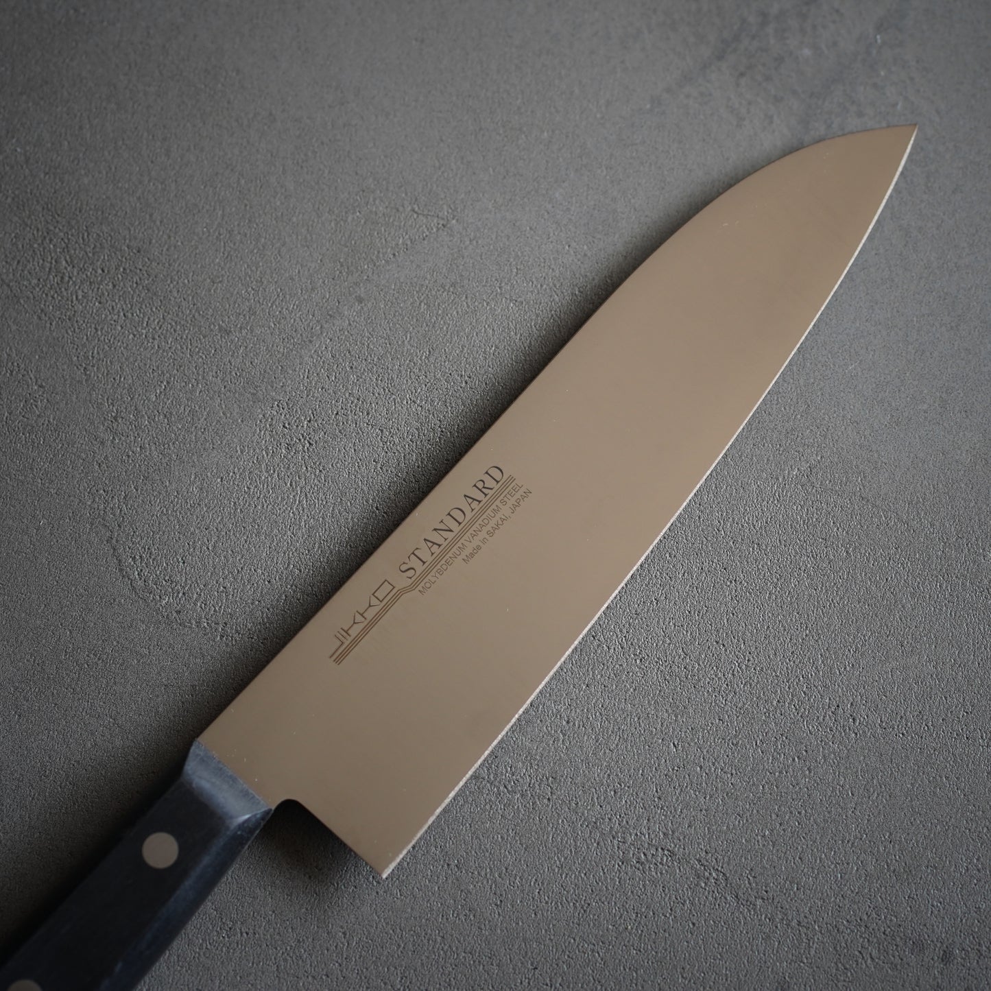Standard Antibacterial PC Santoku Knife (without guard) / Jikko