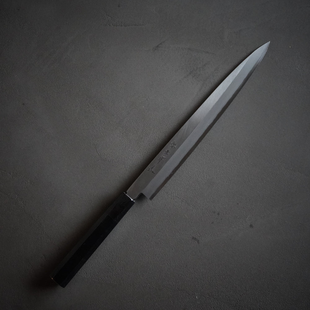 Ginsan Steel Ebony Handle Masao Sashimi Knife / Sakai Takayuki