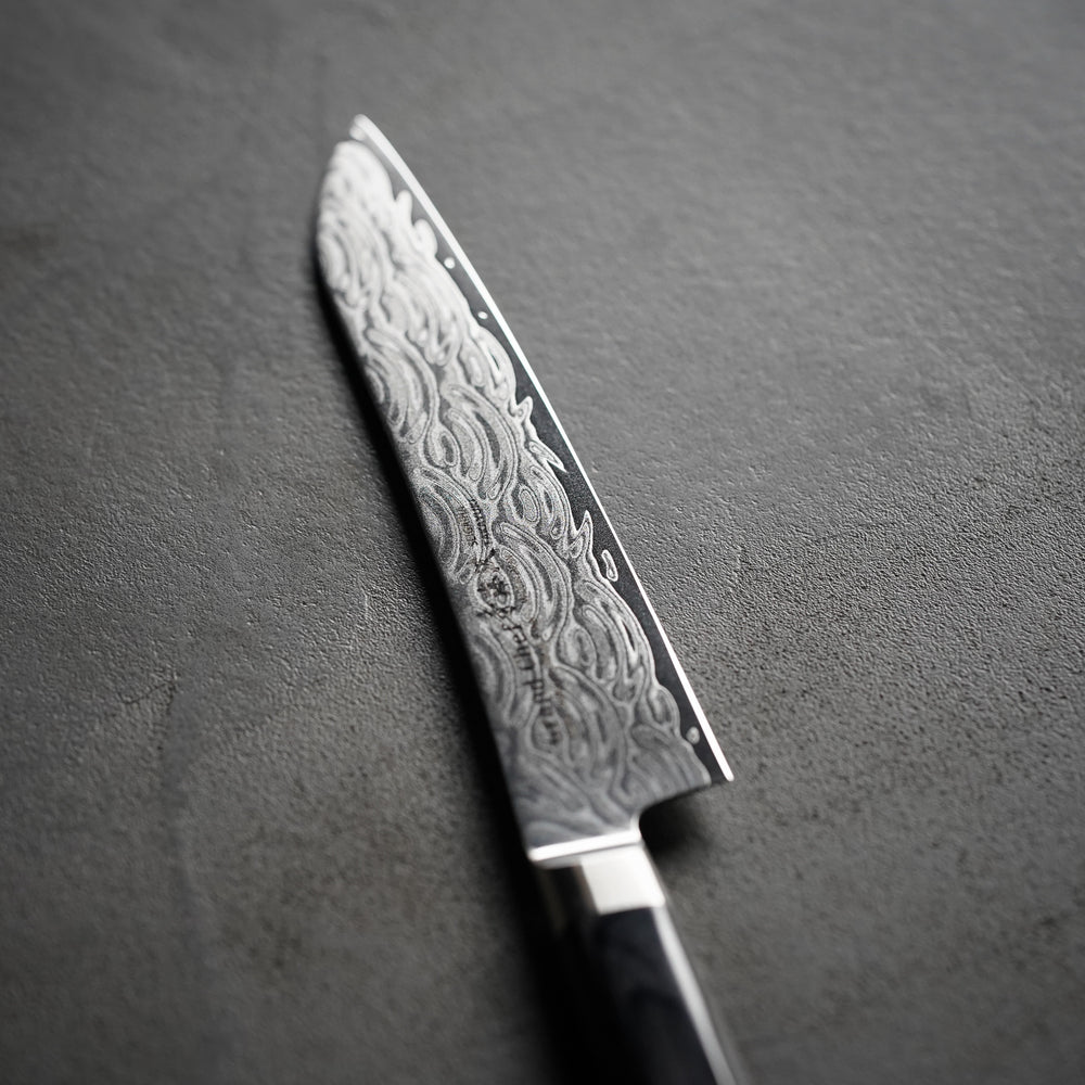 
                  
                    Grand Chef Seigaiha Santoku Knife 180mm / Takayuki Sakai
                  
                