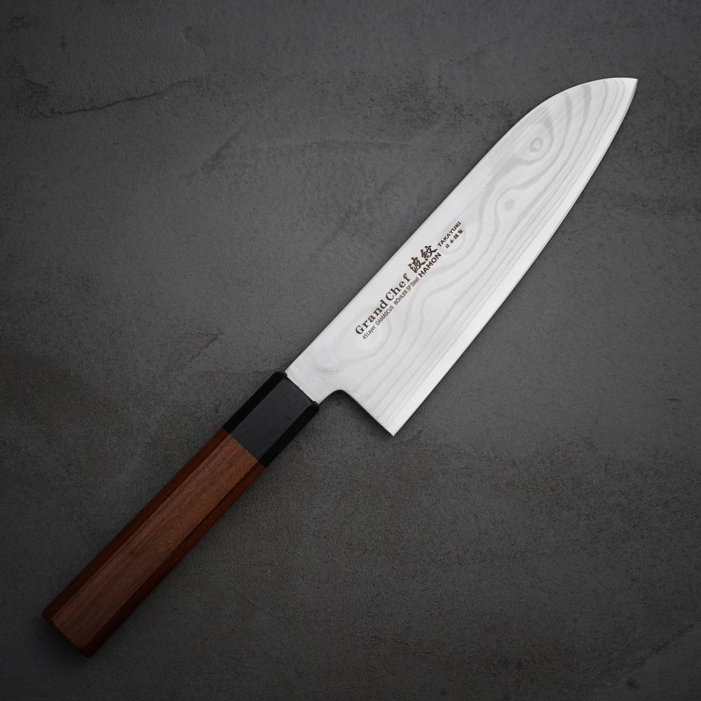 Grand Chef Hamon Japanese Santoku Knife 170mm / Takayuki Sakai