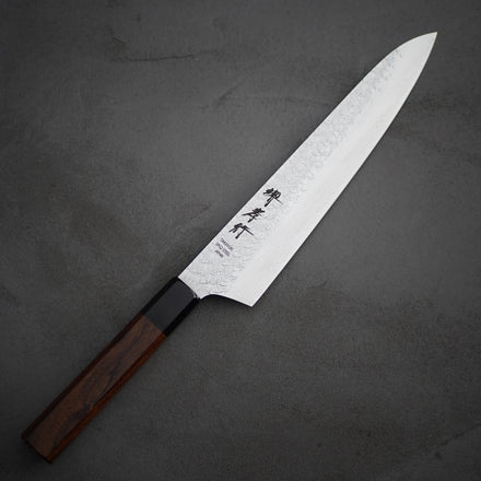 牛刀包丁 210mm ダマスカス スーパーゴールド2 | 堺孝行 日本製 和式