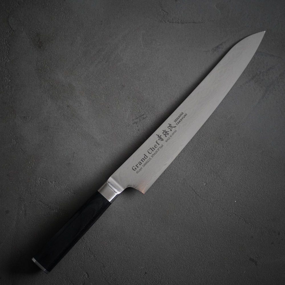 Grand Chef Seigaiha Sujihiki Knife 240mm / Sakai Takayuki