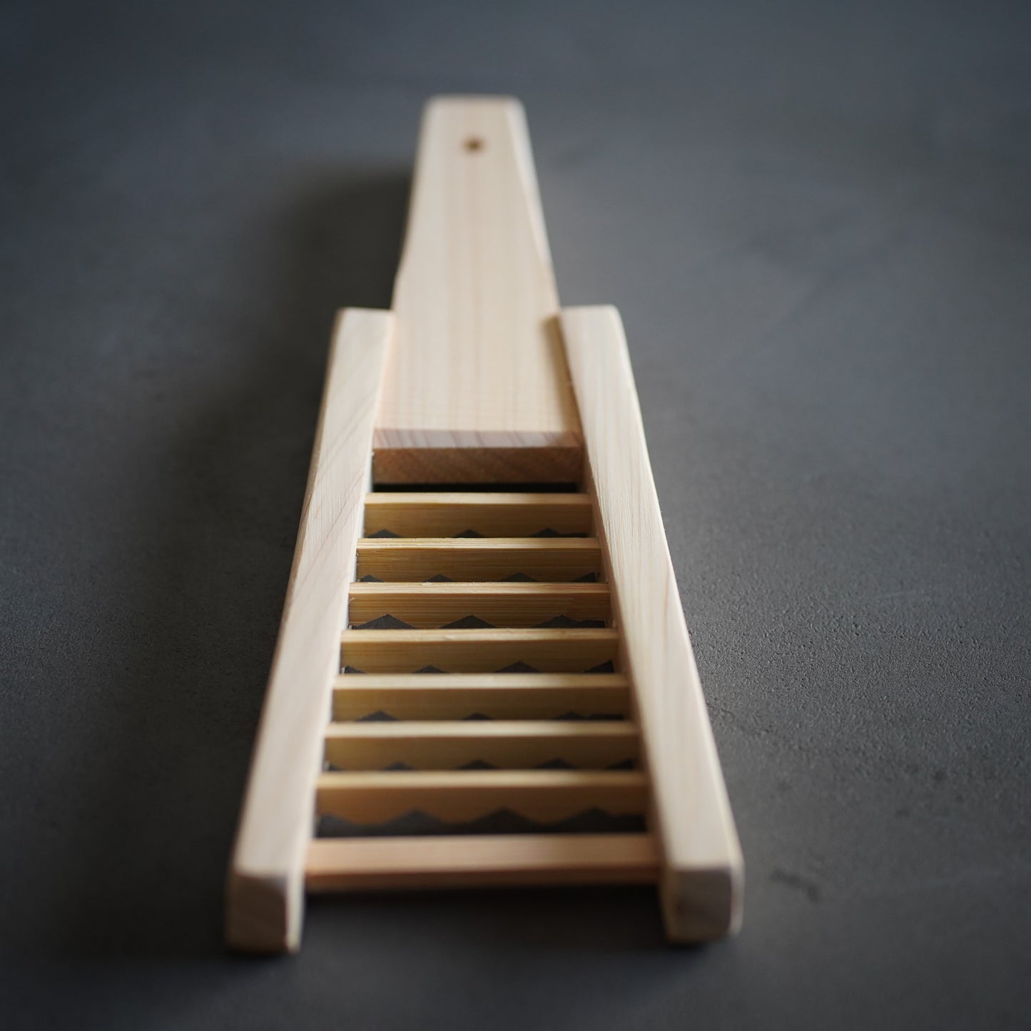 
                  
                    Oni Oroshi Grater Suehiro / Shindo – Japanese Bamboo Daikon Grater
                  
                