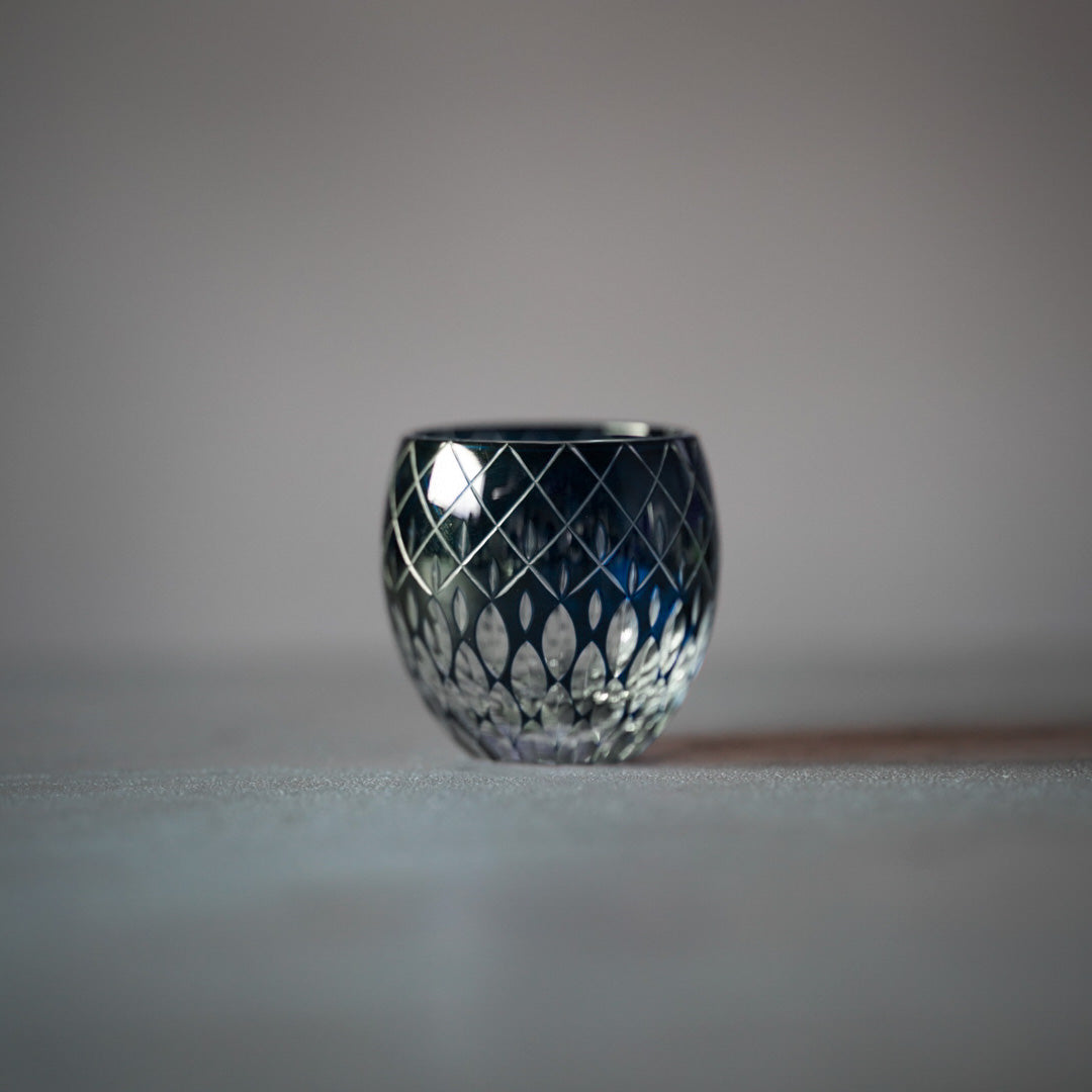 
                  
                    Kiriko Choko 100ml | Sake Glass Diamond Pattern Round Cut GC0023
                  
                