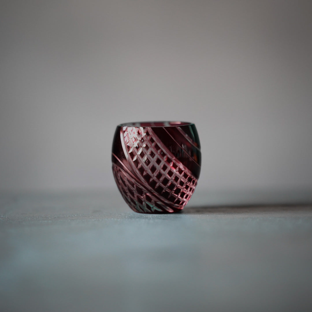 
                  
                    Kiriko Choko Sake Glass 100ml | Grid Pattern Sharp Cut GC0022
                  
                