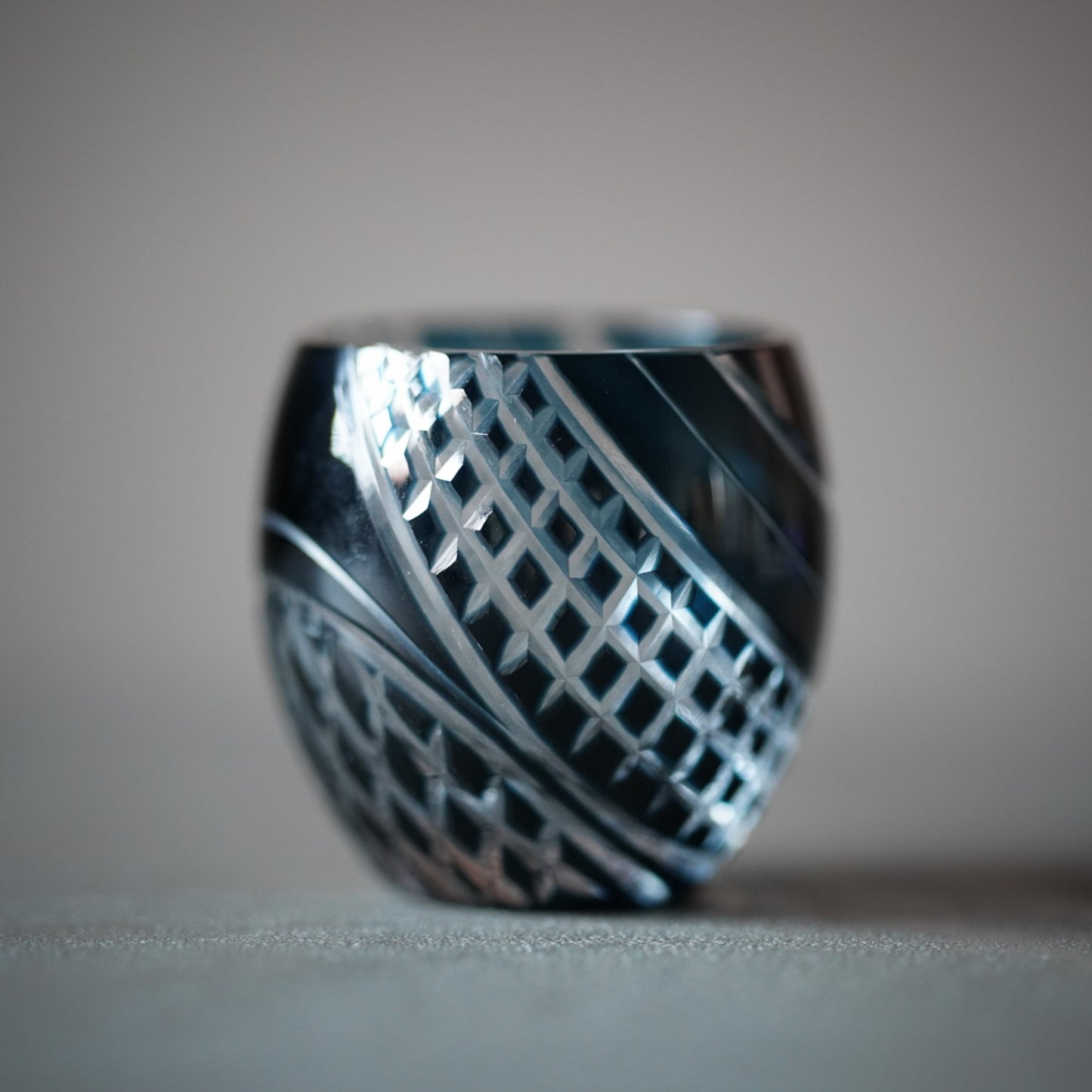 
                  
                    Kiriko Choko Sake Glass 100ml | Grid Pattern Sharp Cut GC0022
                  
                