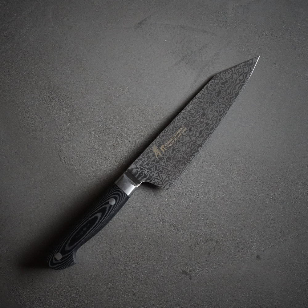 Coreless Damascus Sword-shaped Santoku / SAKAI TAKAYUKI